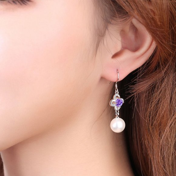 Pierced Pearl Earrings - Picture 7 of 7